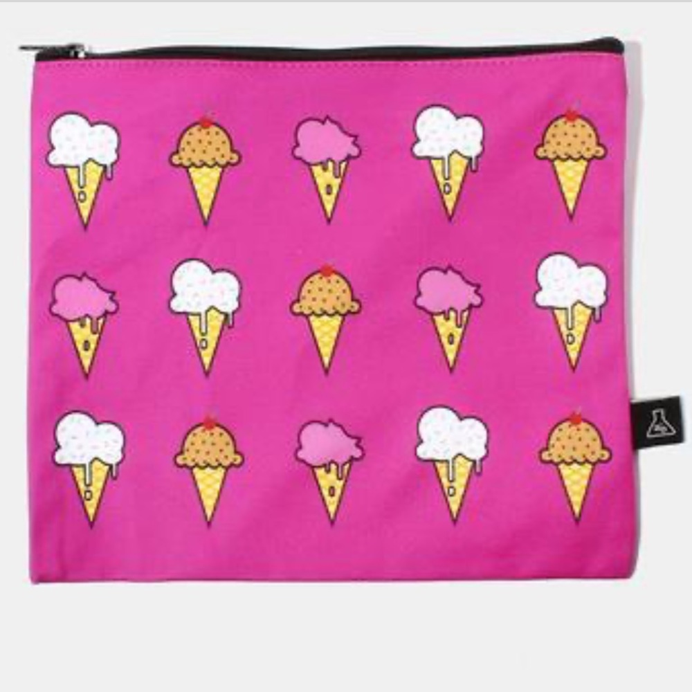Large Canvas Pouch Ice Cream Cone🍦